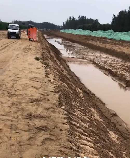 郑州中牟县河道降水