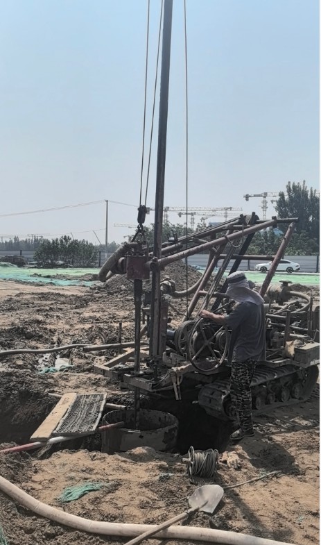 郑州中牟县工地打井
